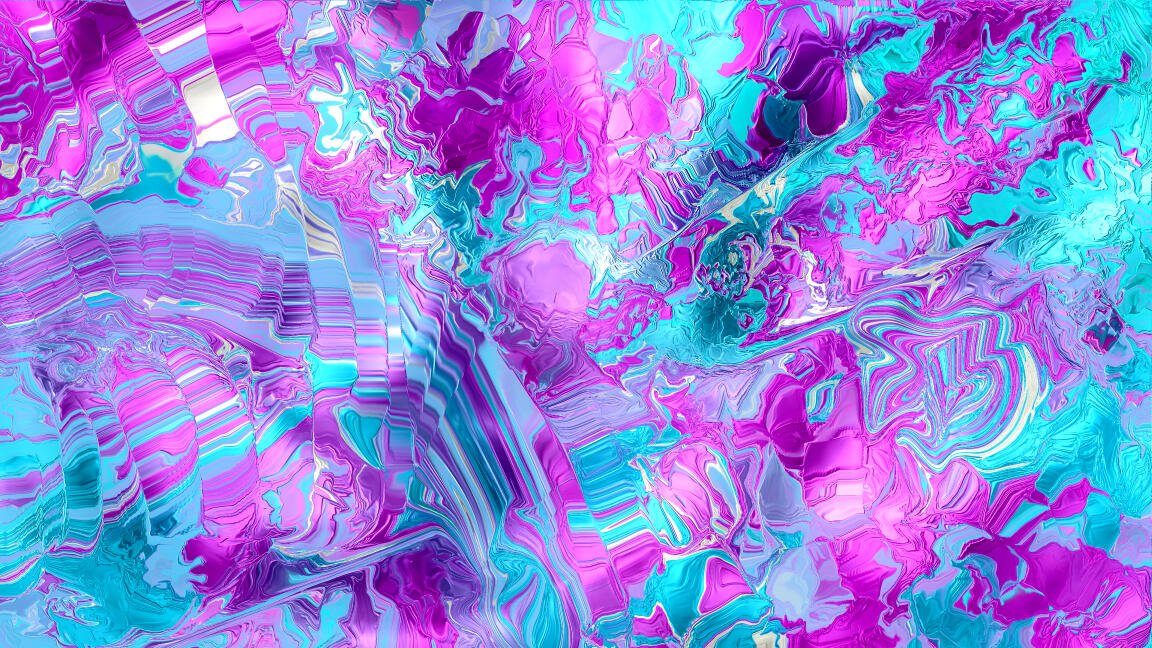 Pink Glacier Glitch